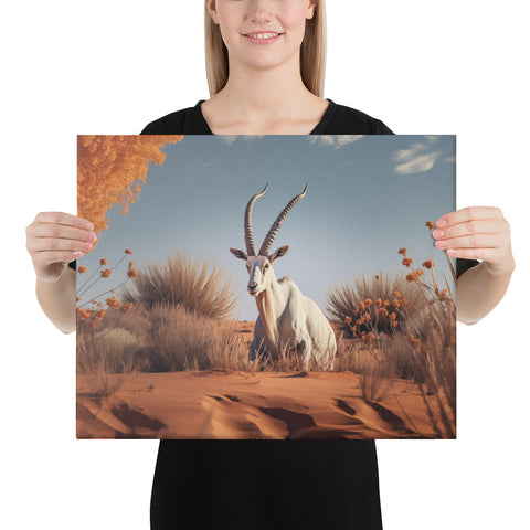 Arabian Oryx Spirit Animal Canvas