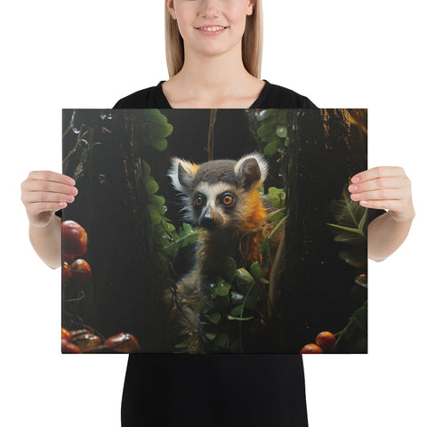 Lemur Spirit Animal Canvas