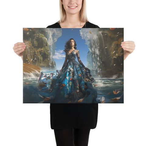 Nanshe Goddess Goddess Canvas