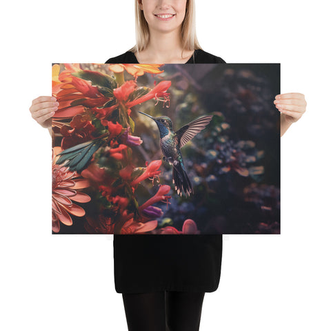 Hummingbird Spirit Animal Canvas