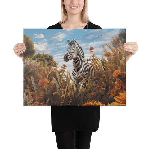 Zebra Spirit Animal Canvas