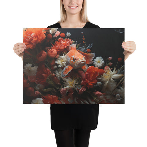 Koi Fish Spirit Animal Canvas