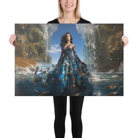 Nanshe Goddess Goddess Canvas