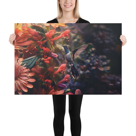 Hummingbird Spirit Animal Canvas