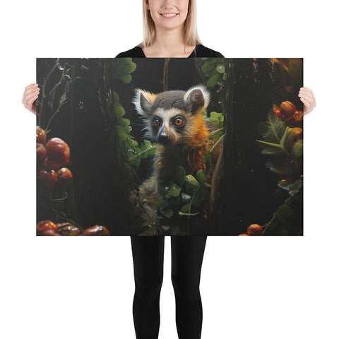 Lemur Spirit Animal Canvas