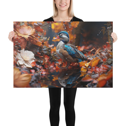 Mandarin Duck Spirit Animal Canvas