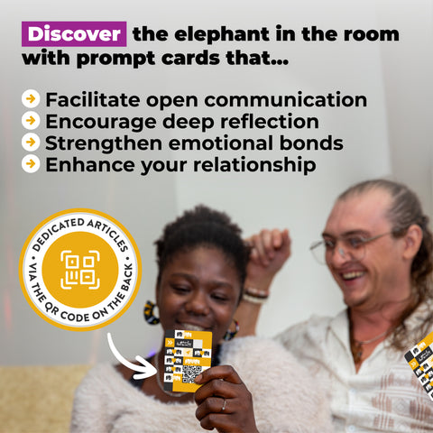 Heart 2 Heart Conversations: Elephant In The Room Prompt Cards