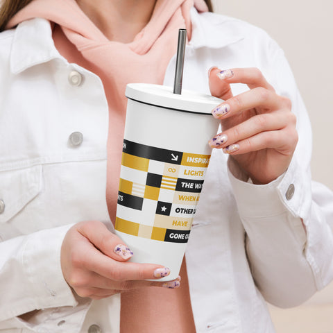 Heart 2 Heart Inspiration Insulated Tumbler With A Straw
