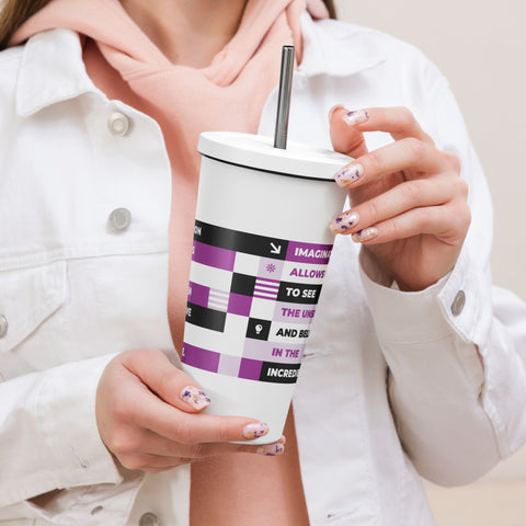 Heart 2 Heart Imagination Insulated Tumbler With A Straw