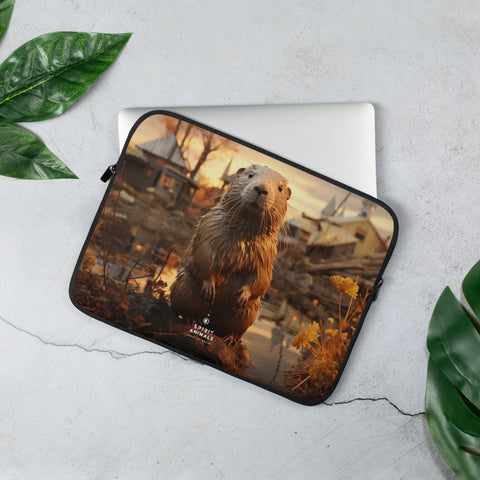 Beaver Spirit Animal Laptop Sleeve