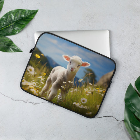 Lamb Spirit Animal Laptop Sleeve