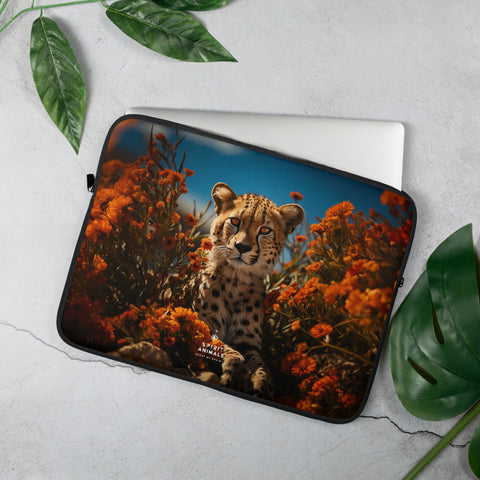 Cheetah Spirit Animal Laptop Sleeve