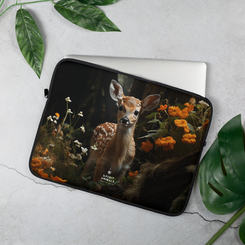 Fawn Spirit Animal Laptop Sleeve