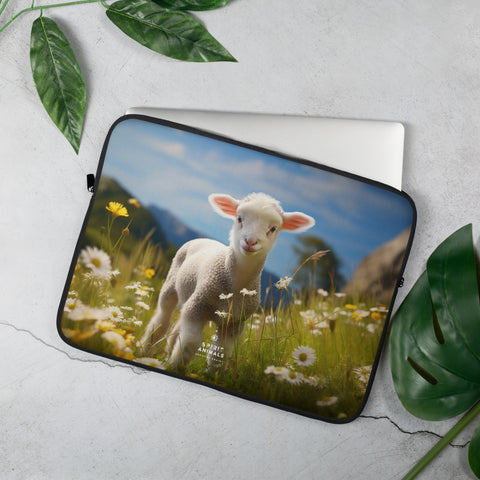 Lamb Spirit Animal Laptop Sleeve