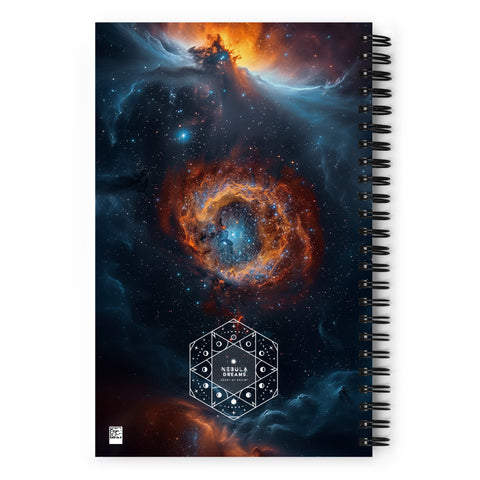 Helix Nebula Dreams Spiral notebook