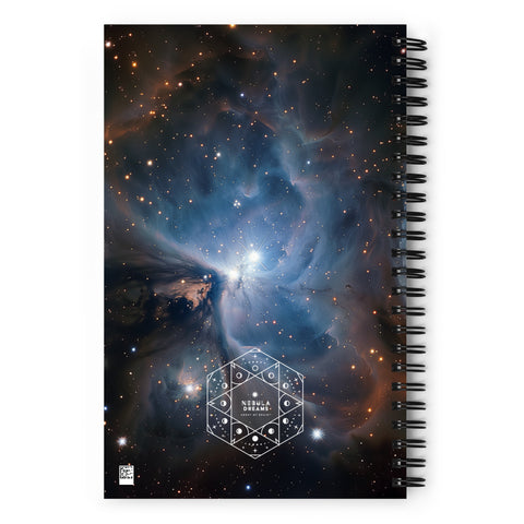 Iris Nebula Dreams Spiral notebook