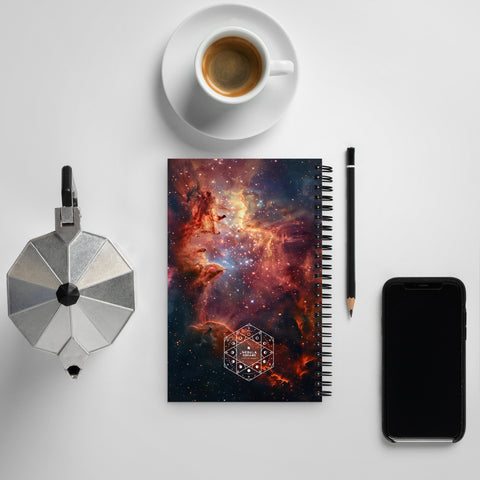 Omega Nebula Dreams Spiral notebook