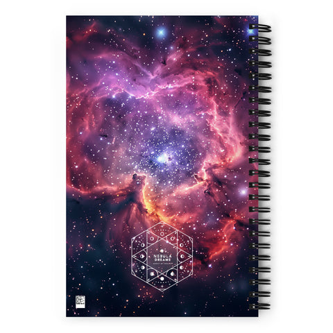 Rosette Nebula Dreams Spiral notebook