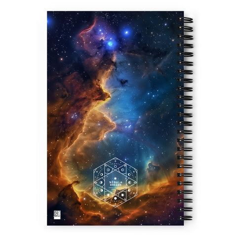 Seagull Nebula Dreams Spiral notebook