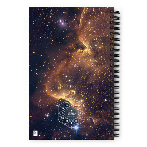 Snake Nebula Dreams Spiral notebook