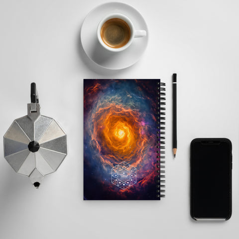 Spirograph Nebula Dreams Spiral notebook