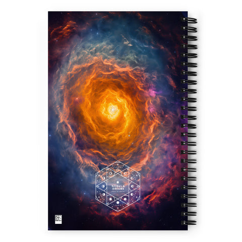 Spirograph Nebula Dreams Spiral notebook