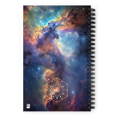 Elephant Trunk Nebula Spiral notebook