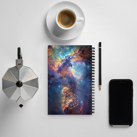 Elephant Trunk Nebula Spiral notebook