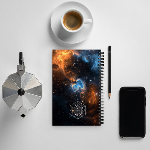 Dumbbell Nebula Dreams Spiral notebook