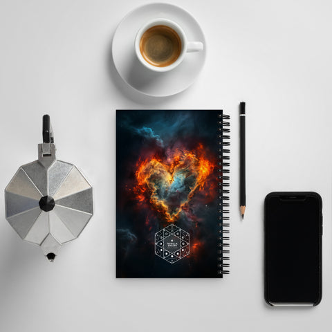 Heart Nebula Dreams Spiral Notebook