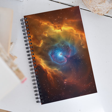 Bubble Nebula Dreams Spiral notebook