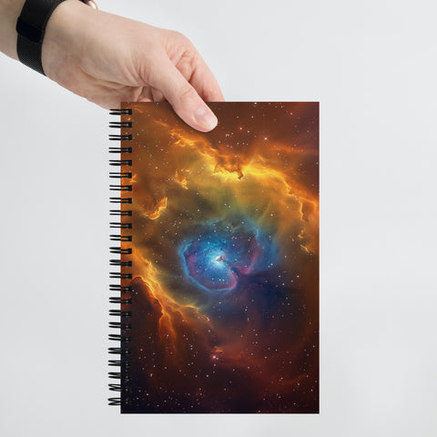 Bubble Nebula Dreams Spiral notebook