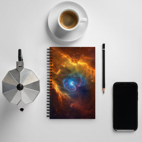 Bubble Nebula Dreams Spiral notebook