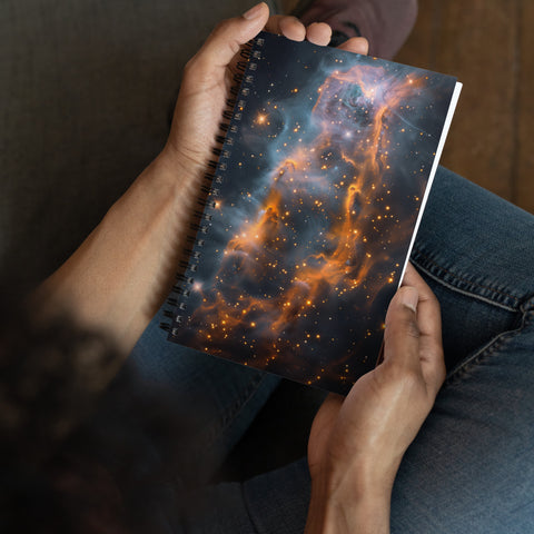 Ghost Nebula Dreams Spiral notebook