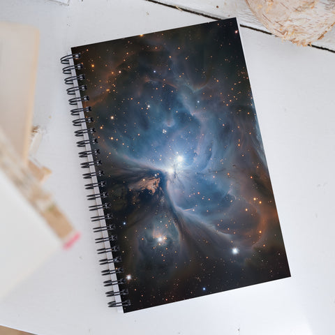 Iris Nebula Dreams Spiral notebook