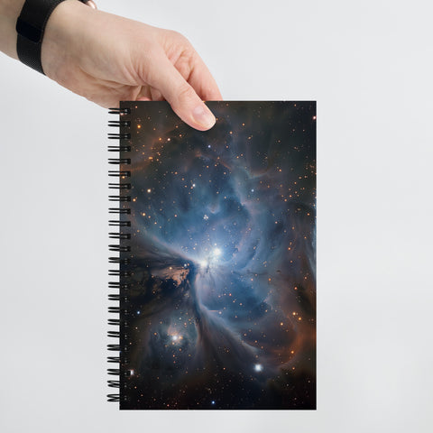 Iris Nebula Dreams Spiral notebook