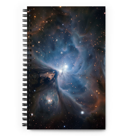 Iris Nebula Dreams Spiral notebook