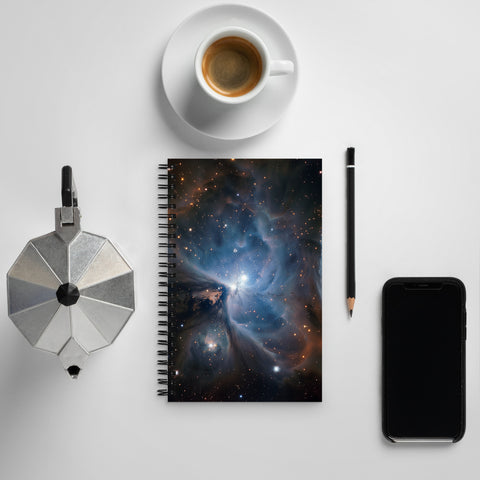 Iris Nebula Dreams Spiral notebook