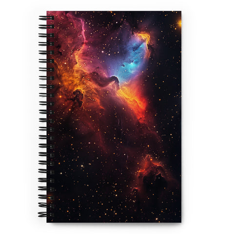 Jellyfish Nebula Dreams Spiral notebook