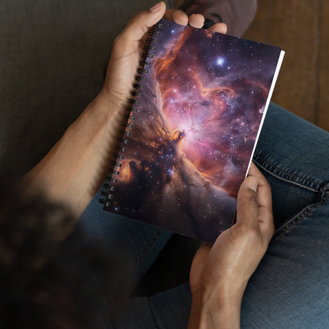 Lagoon Nebula Dreams Spiral notebook