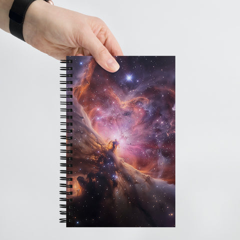 Lagoon Nebula Dreams Spiral notebook