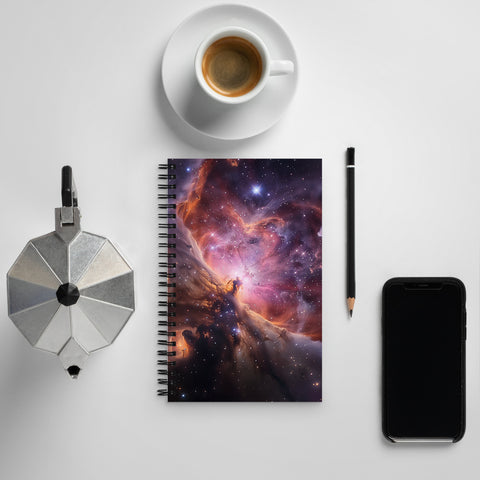 Lagoon Nebula Dreams Spiral notebook