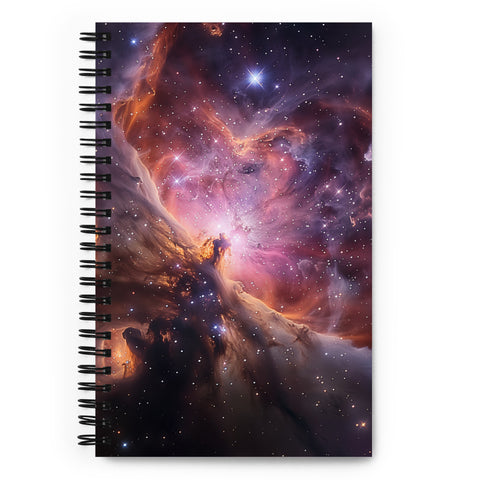 Lagoon Nebula Dreams Spiral notebook