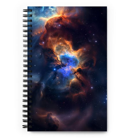 Pacman Nebula Dreams Spiral notebook