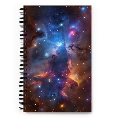 Runningman Nebula Dreams Spiral notebook