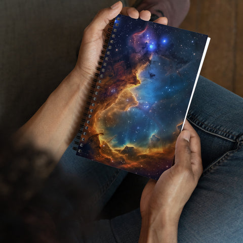 Seagull Nebula Dreams Spiral notebook