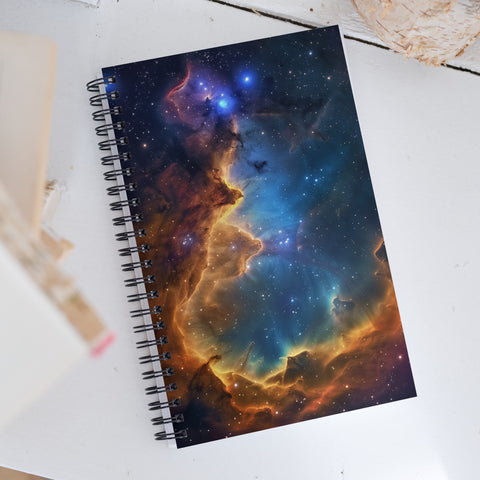 Seagull Nebula Dreams Spiral notebook