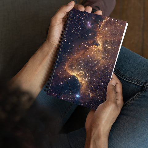 Snake Nebula Dreams Spiral notebook