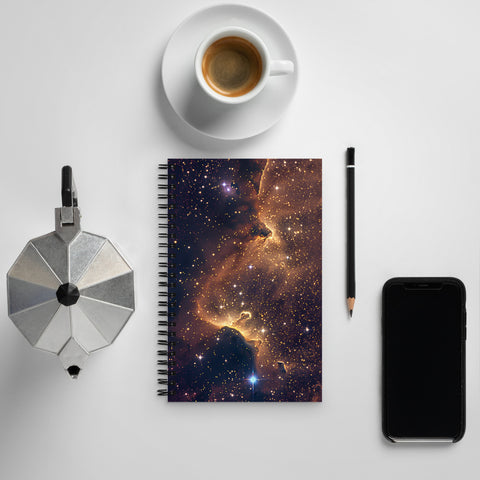 Snake Nebula Dreams Spiral notebook