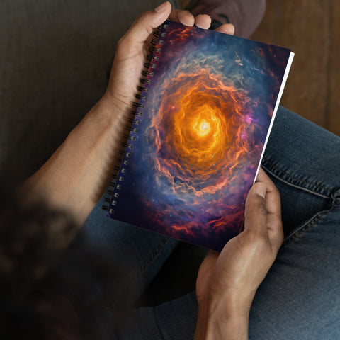 Spirograph Nebula Dreams Spiral notebook